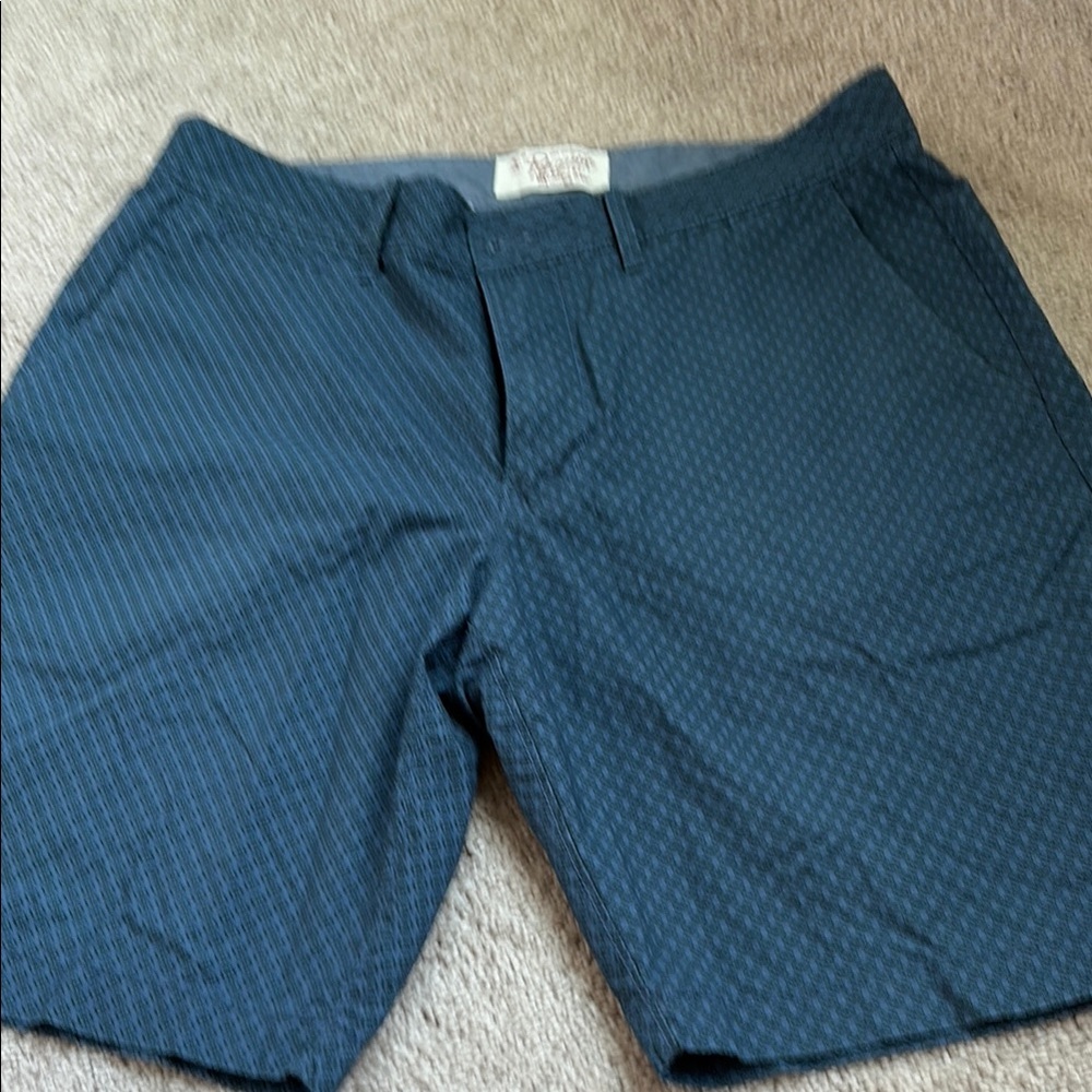 Blue Patterned Shorts - image 1
